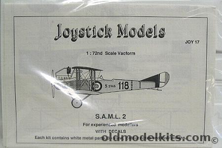 Joystick 1/72 S.A.M.L. 2 - (SAML 2) - Bagged, Joy 17 plastic model kit
